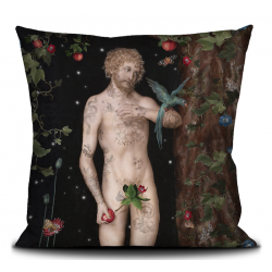 Housse coussin Adam et Eve